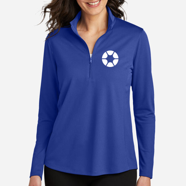 Ladies Dry Zone ® UV Micro Mesh 1/4 Zip Thumbnail